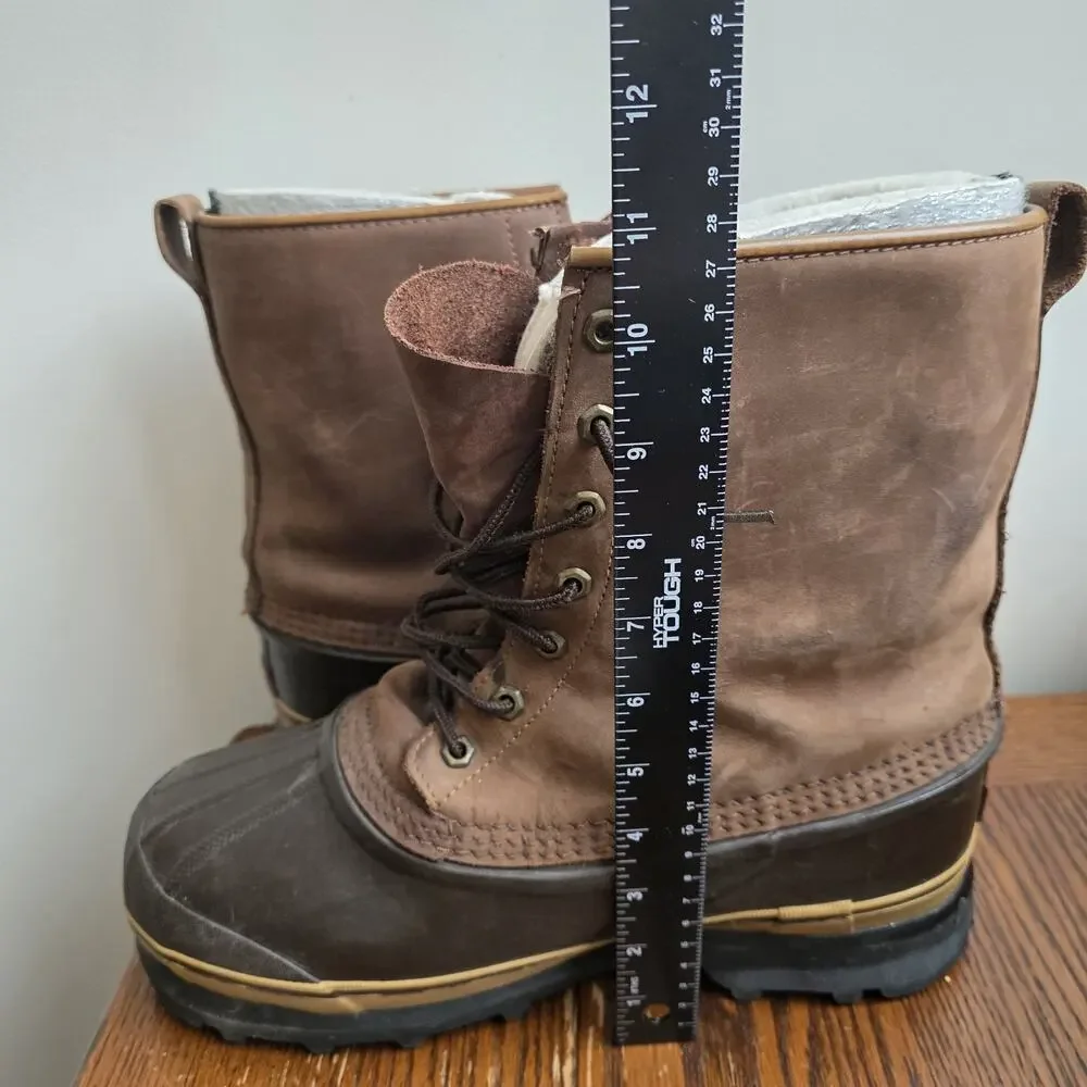 VTG Sorel‎ Chieftain Heavy Duty Insulated Snow Boots Made In Canada Men's 9